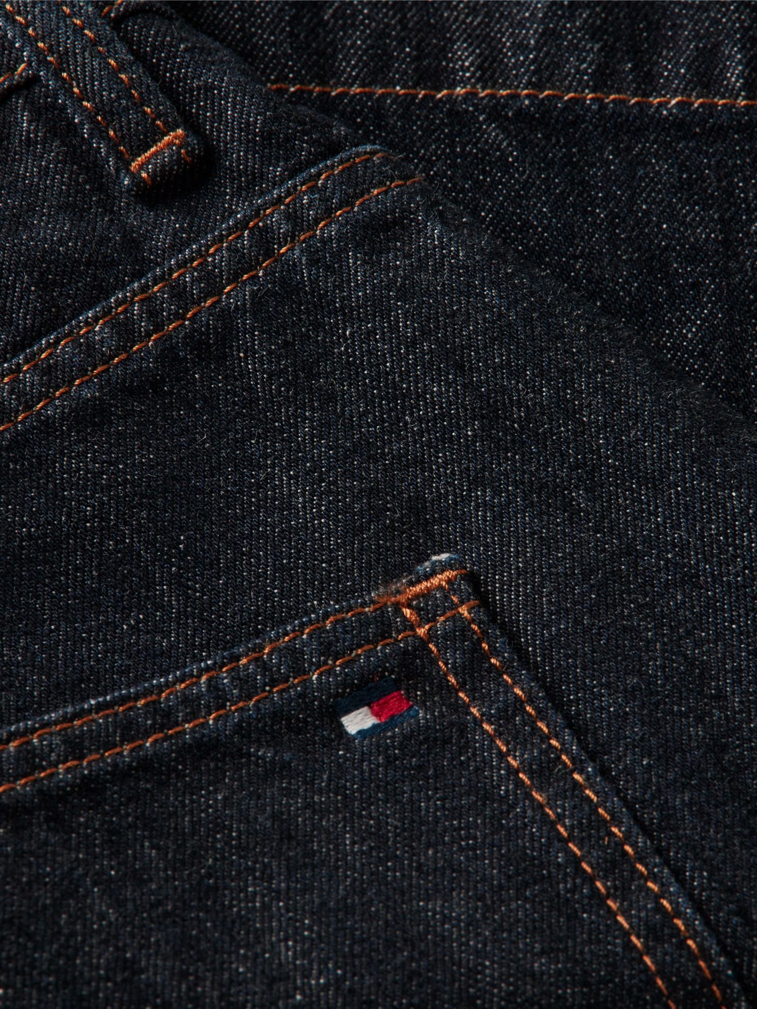Tommy Hilfiger High-Rise Denim Mini Skirt