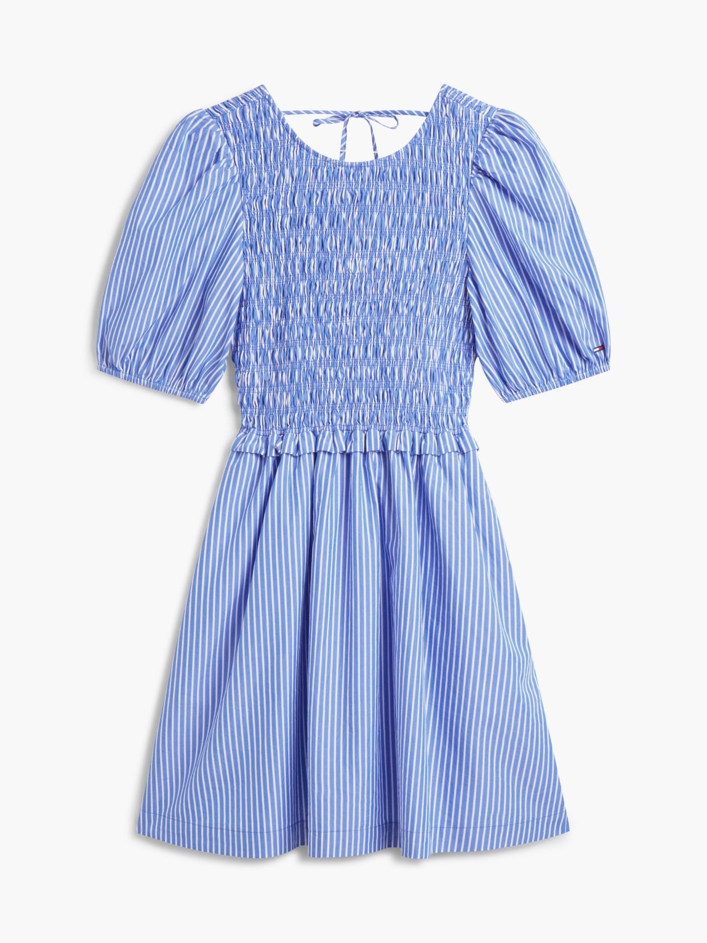 Tommy Hilfiger Tommy Jeans Shirred Poplin Mini Dress