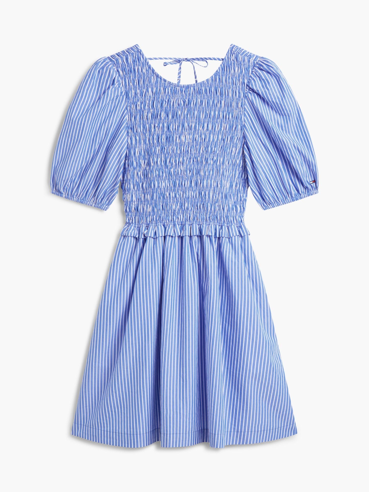 Tommy Hilfiger Tommy Jeans Shirred Poplin Mini Dress
