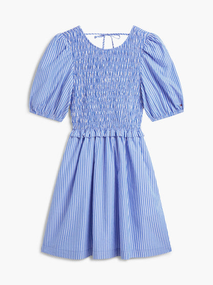 Tommy Hilfiger Tommy Jeans Shirred Poplin Mini Dress