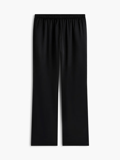 Tommy Hilfiger Stretch Satin Pull-On Wide-Leg Pant