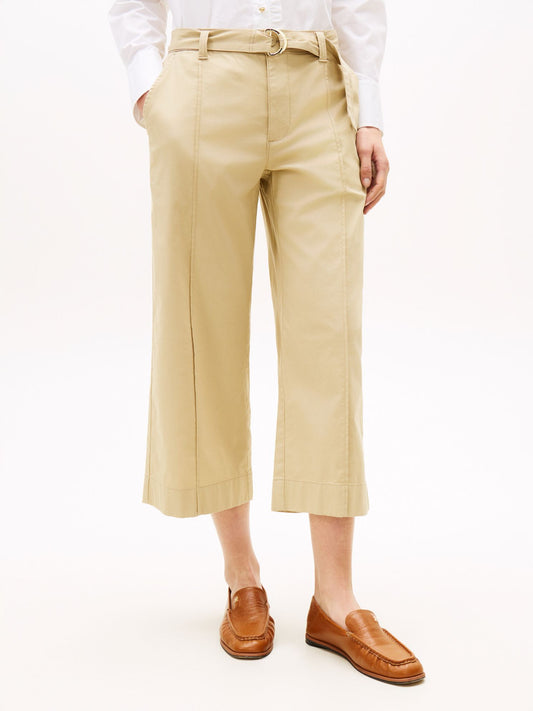 Tommy Hilfiger Belted Wide-Leg Chino
