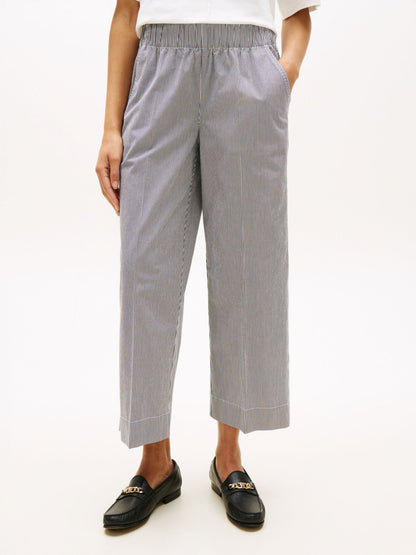Tommy Hilfiger Pull-On Wide-Leg Ankle Pant