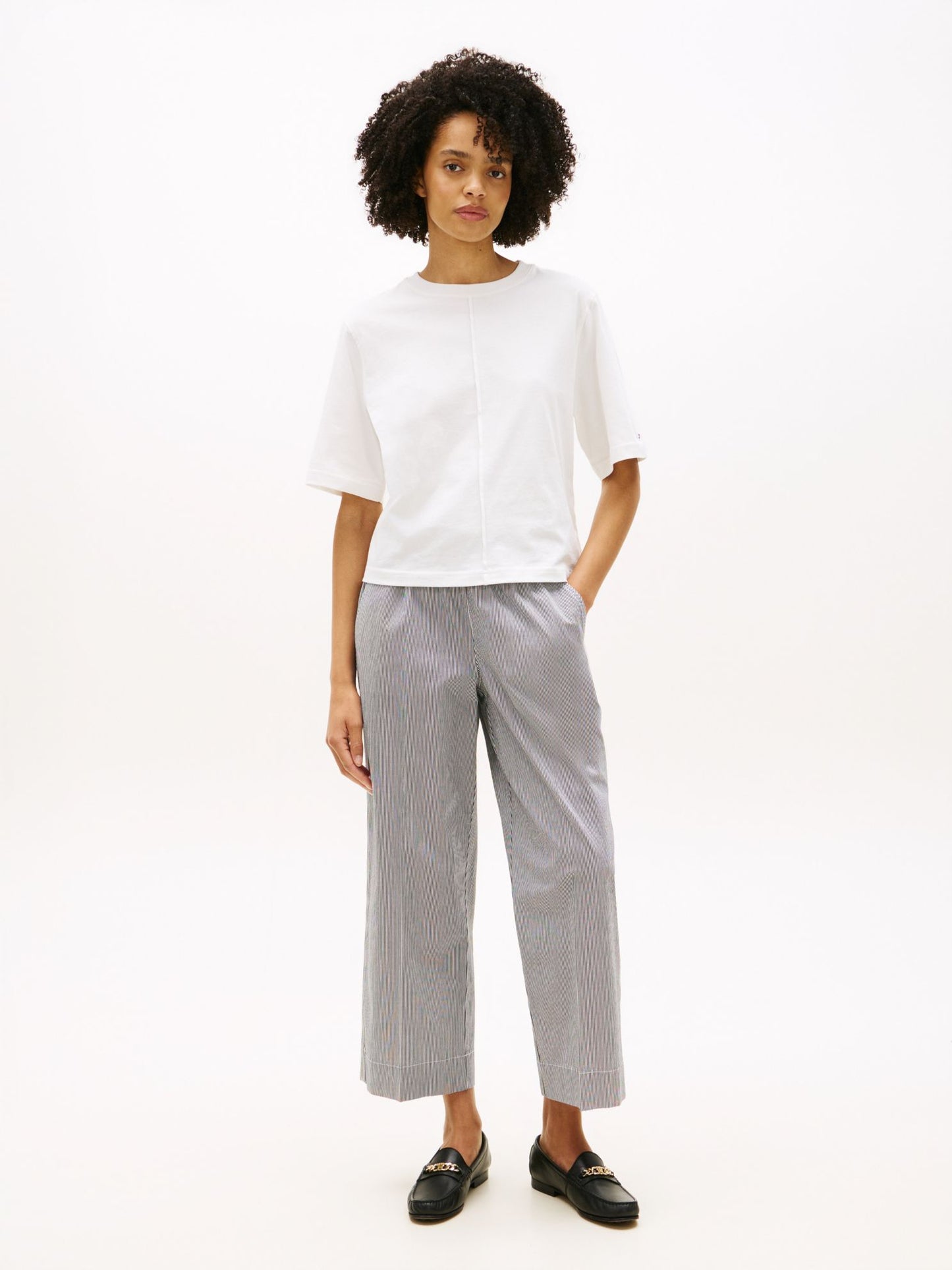 Tommy Hilfiger Pull-On Wide-Leg Ankle Pant