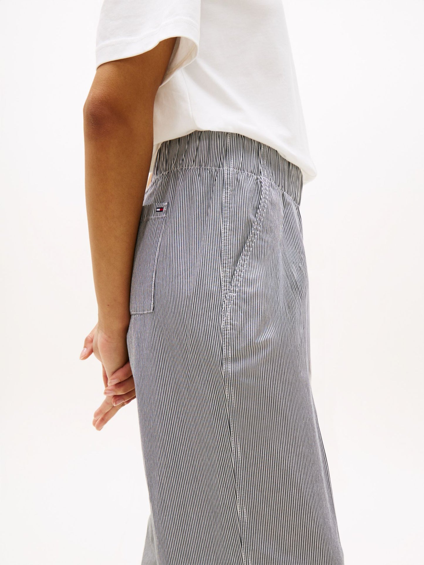 Tommy Hilfiger Pull-On Wide-Leg Ankle Pant