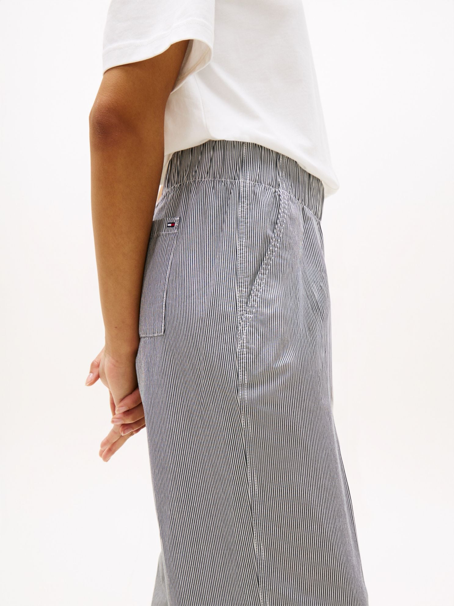 Tommy Hilfiger Pull-On Wide-Leg Ankle Pant