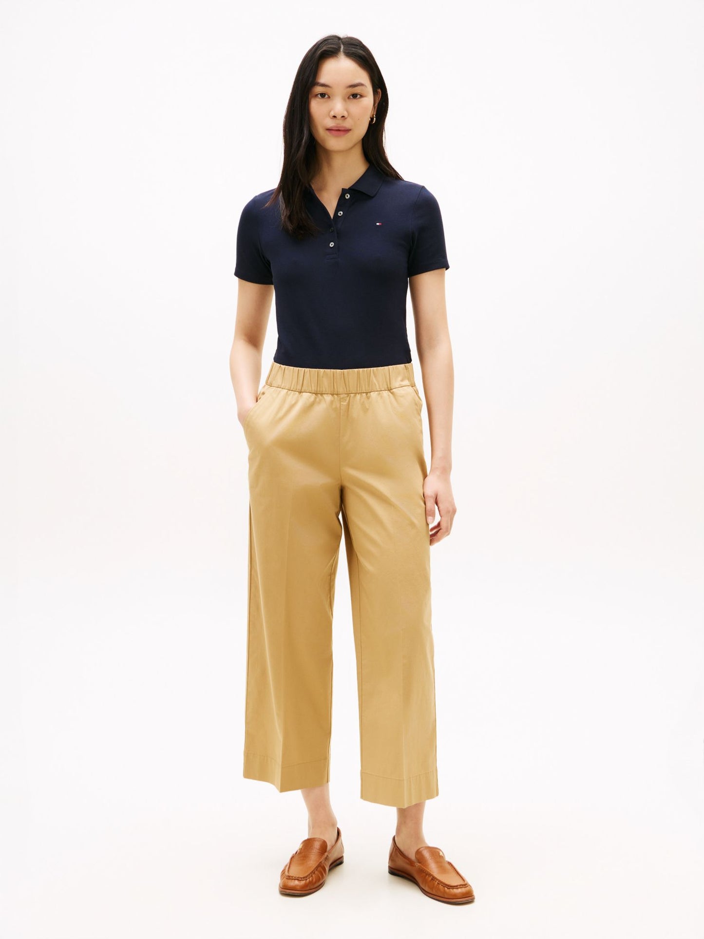 Tommy Hilfiger Pull-On Wide-Leg Ankle Pant