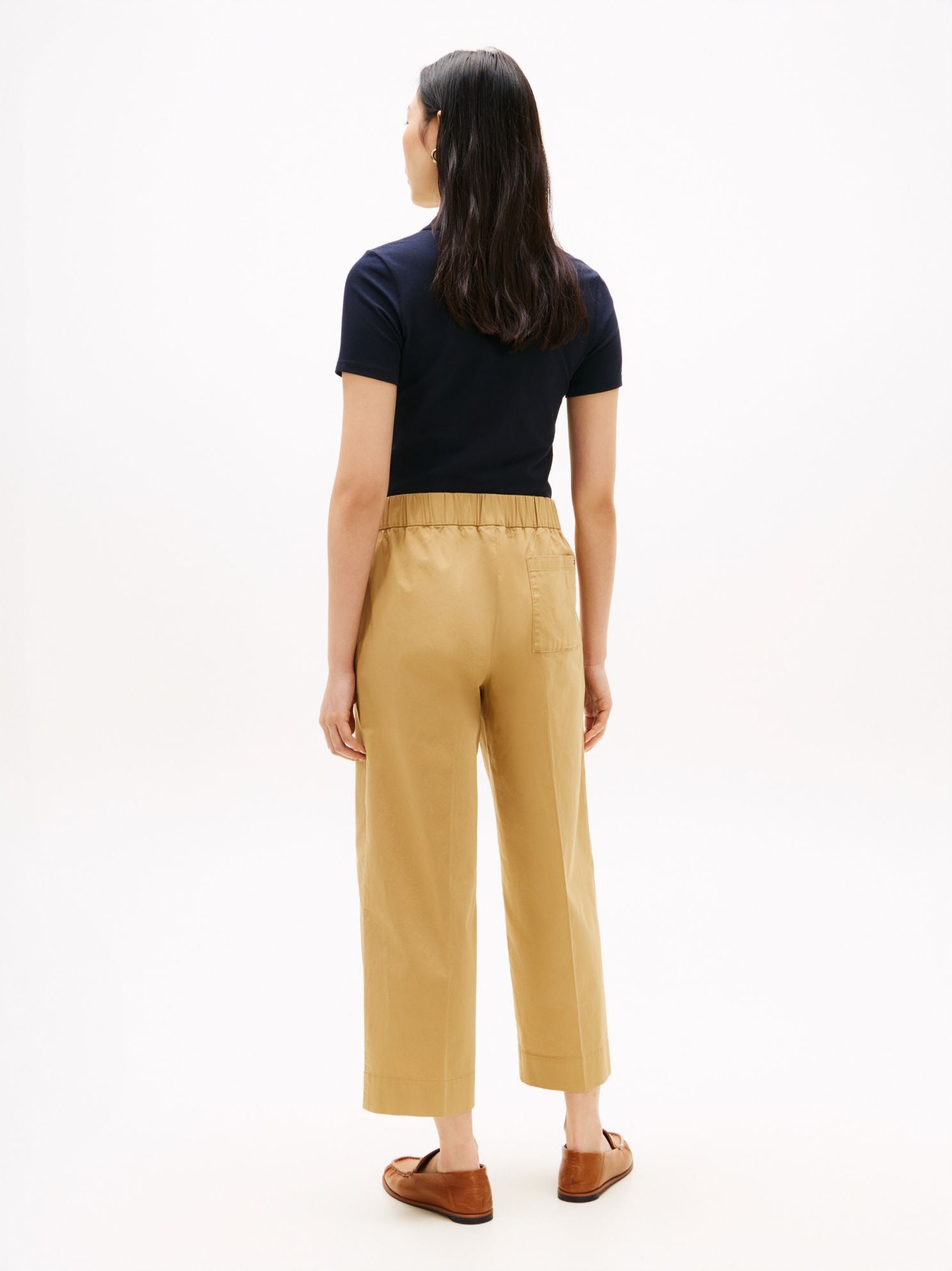 Tommy Hilfiger Pull-On Wide-Leg Ankle Pant