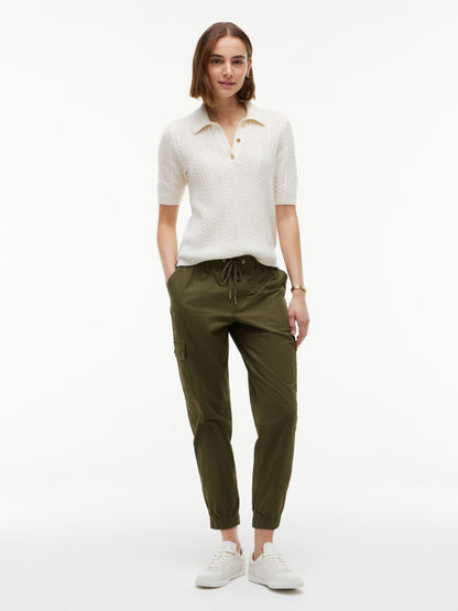 Tommy Hilfiger Stretch-Cotton Cargo Jogger