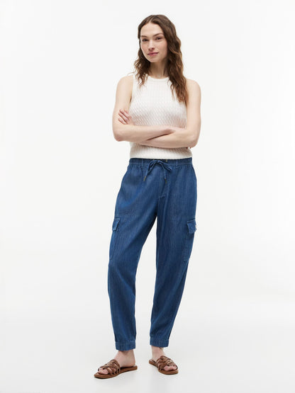 Tommy Hilfiger Stretch-Cotton Cargo Jogger