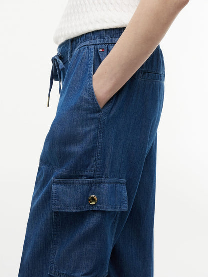 Tommy Hilfiger Stretch-Cotton Cargo Jogger