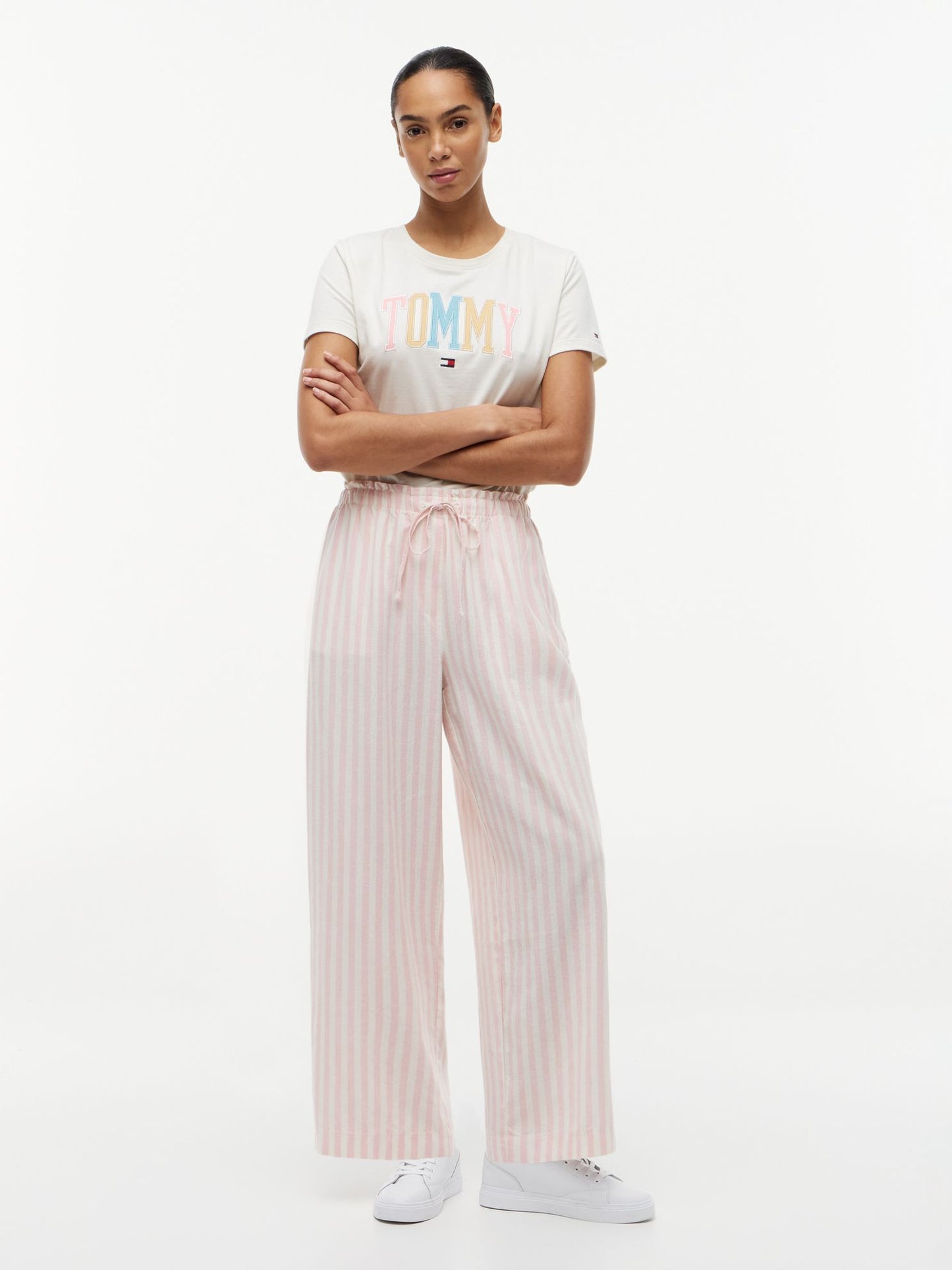 Tommy Hilfiger Lightweight Linen-Blend Pull-On Pant
