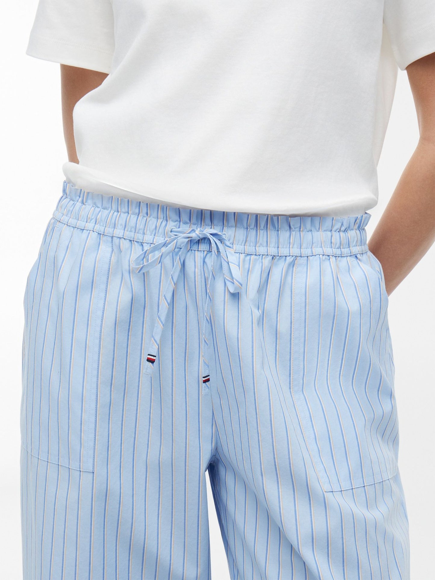 Tommy Hilfiger Striped Poplin Pull-On Pant