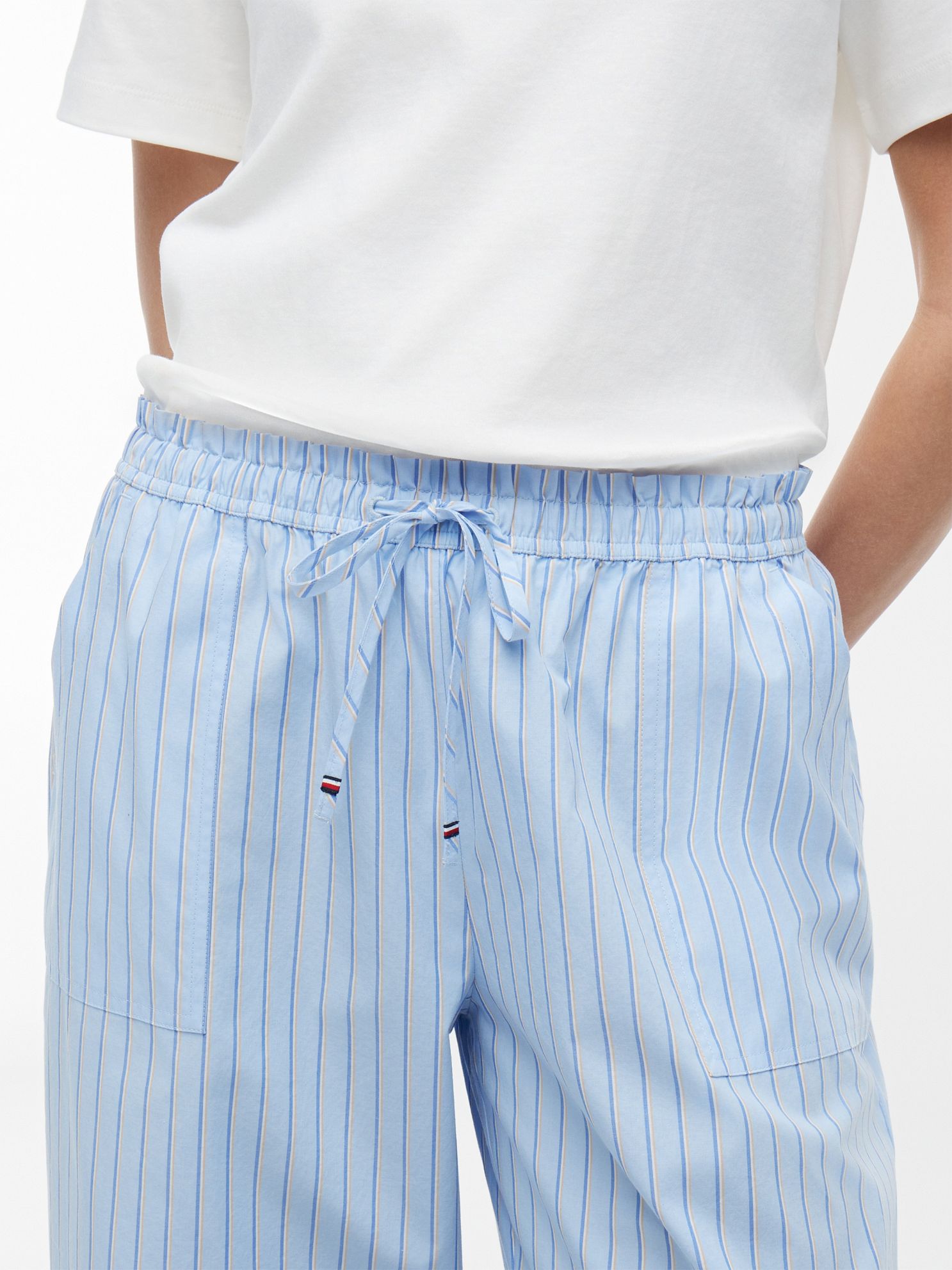 Tommy Hilfiger Striped Poplin Pull-On Pant