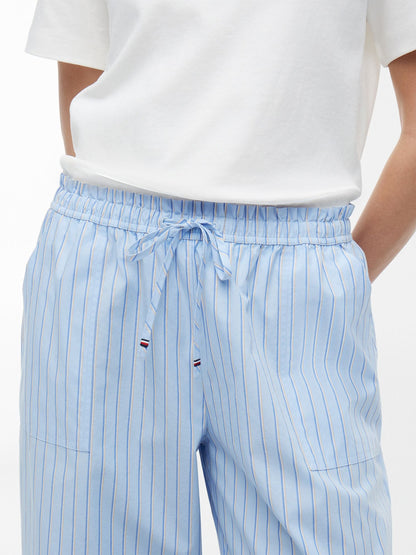 Tommy Hilfiger Striped Poplin Pull-On Pant