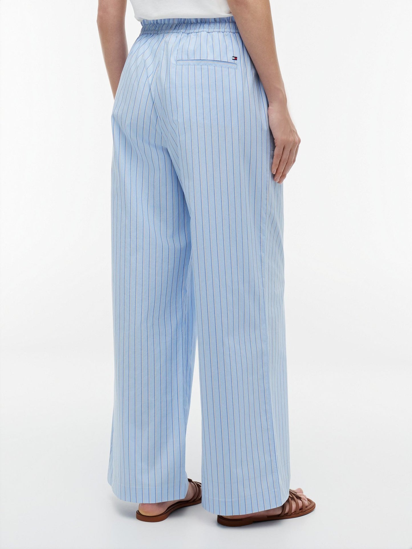 Tommy Hilfiger Striped Poplin Pull-On Pant