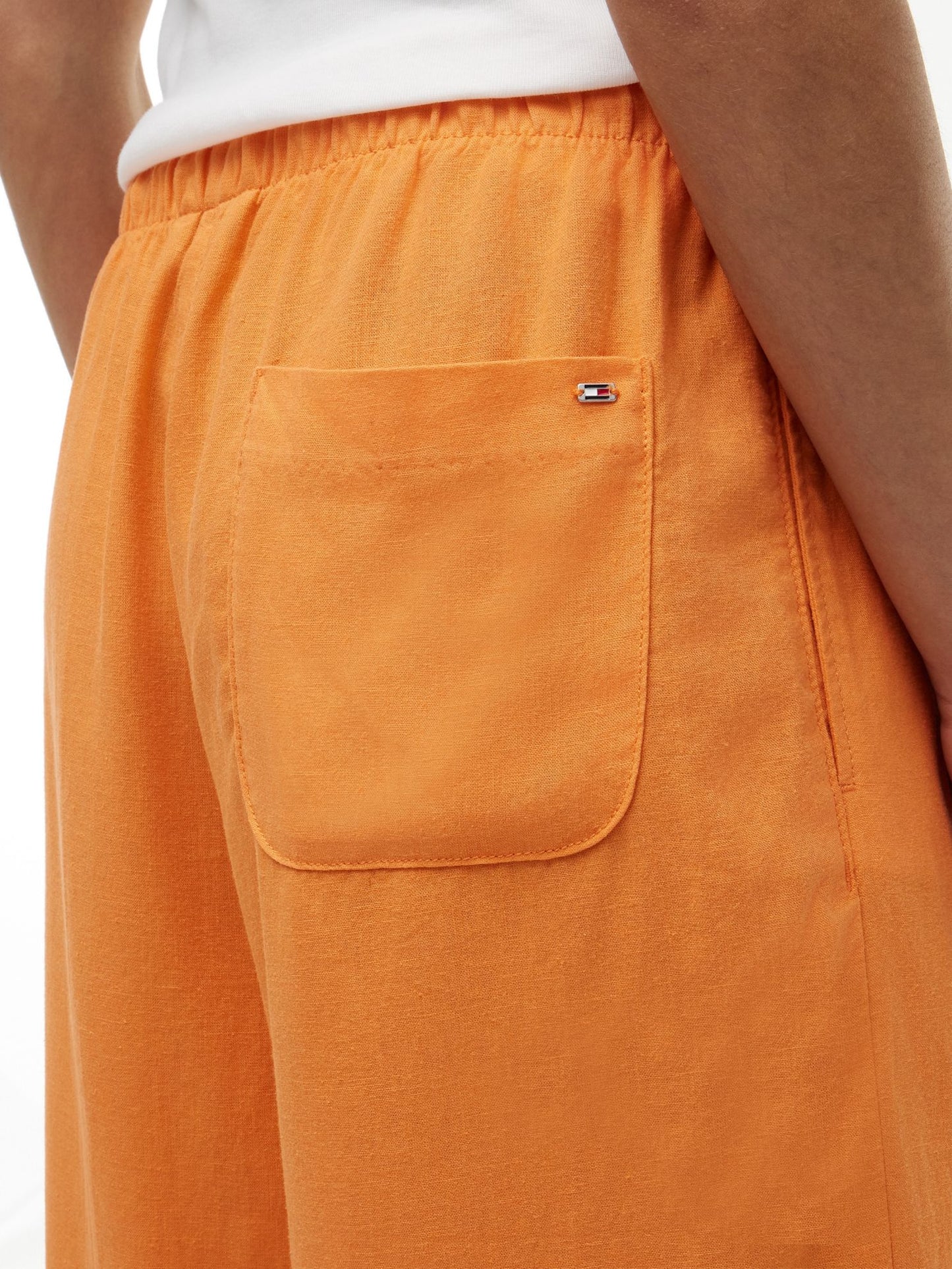 Tommy Hilfiger Lightweight Linen-Blend Pull-On Pant