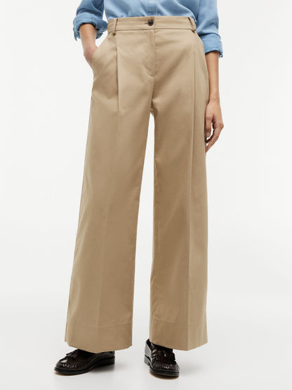 Tommy Hilfiger Pleated Wide Leg Chino