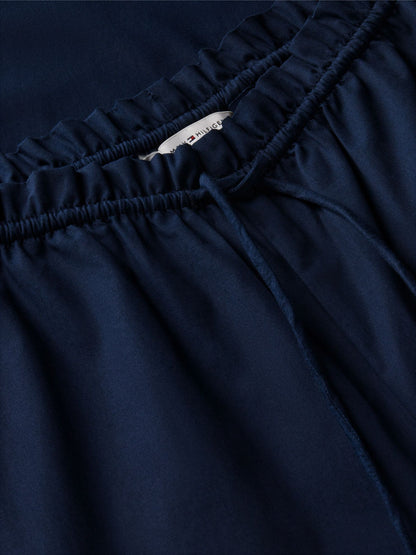 Tommy Hilfiger Embroidered Eyelet Cropped Pull-On Pant