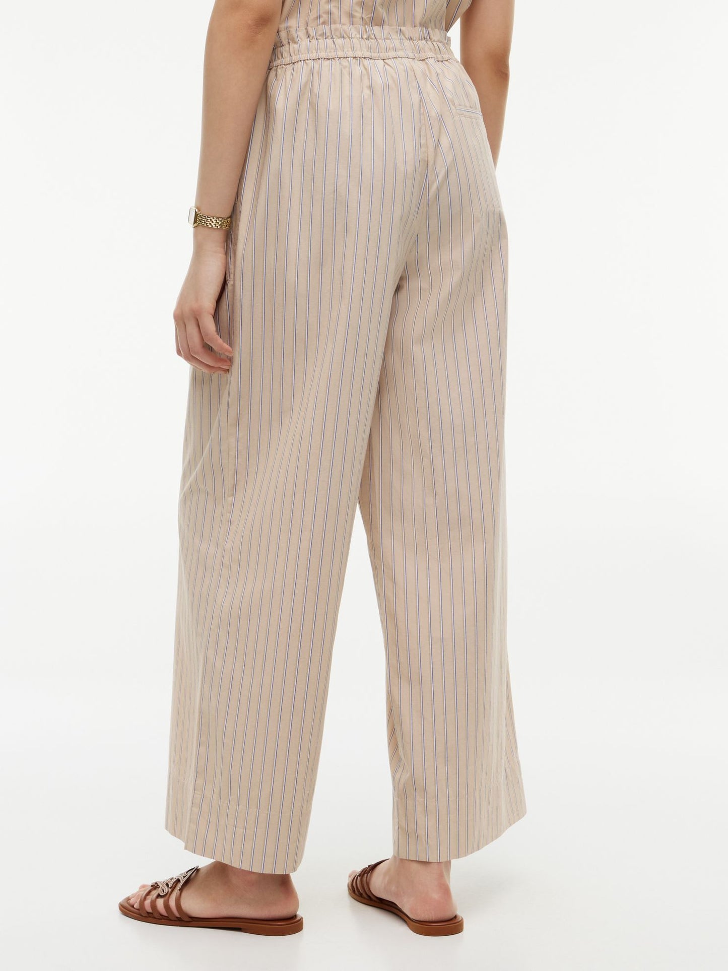 Tommy Hilfiger Striped Poplin Pull-On Pant