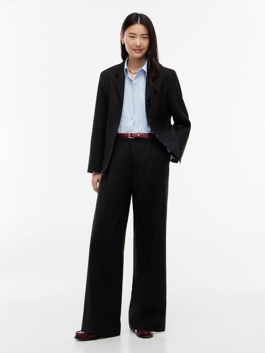 Tommy Hilfiger Wool-Blend Wide Leg Pant