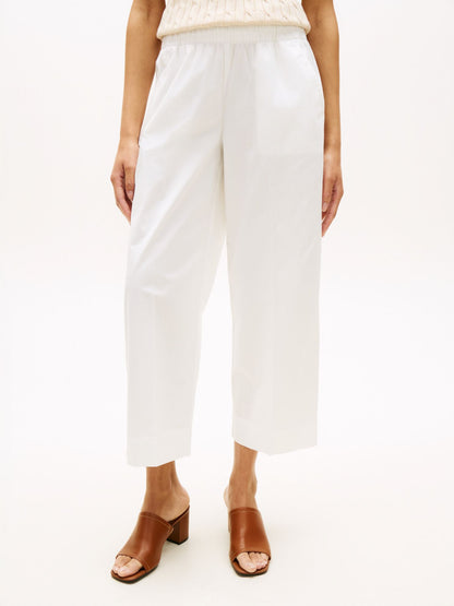 Tommy Hilfiger Pull-On Wide-Leg Ankle Pant