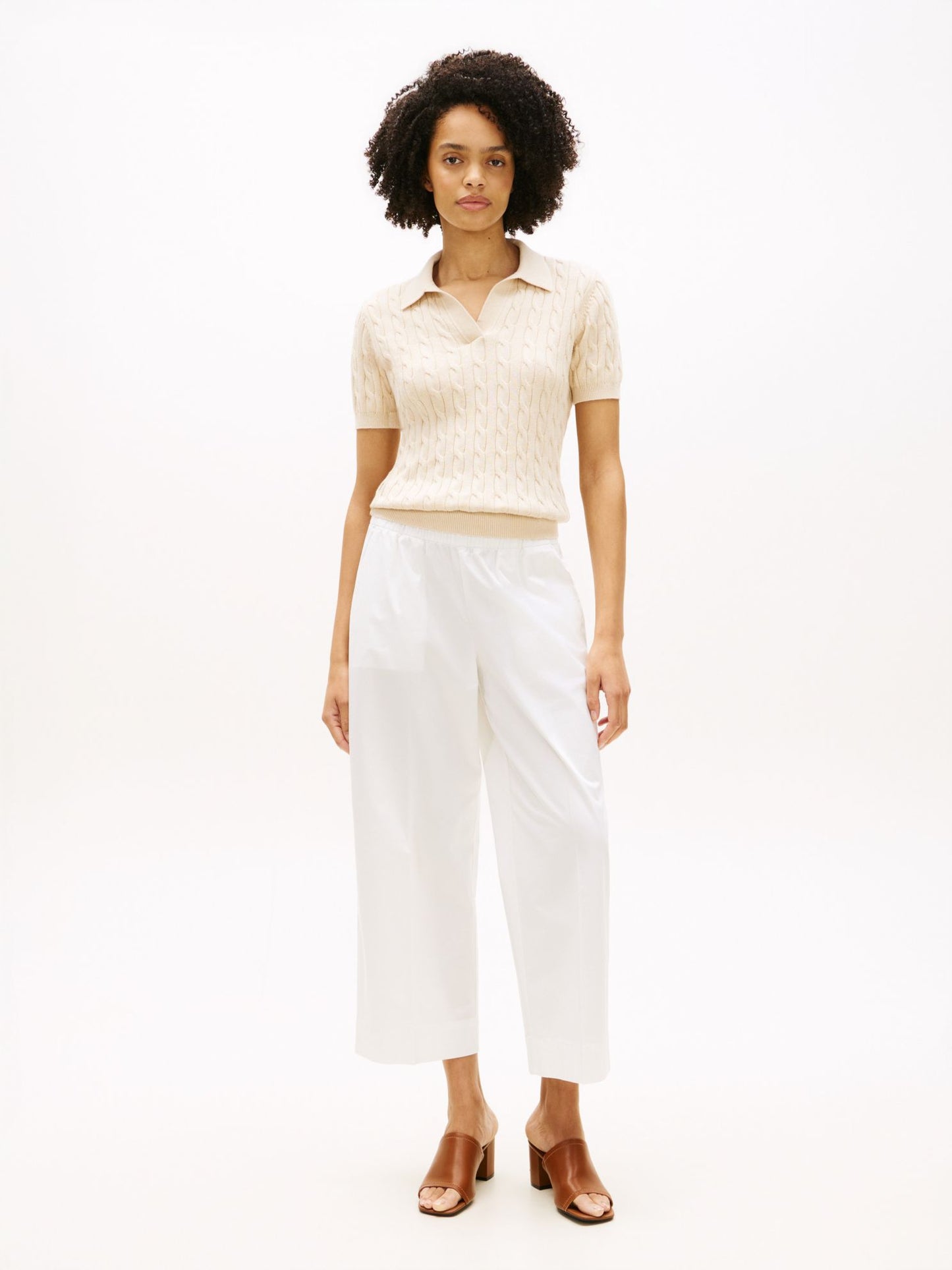 Tommy Hilfiger Pull-On Wide-Leg Ankle Pant