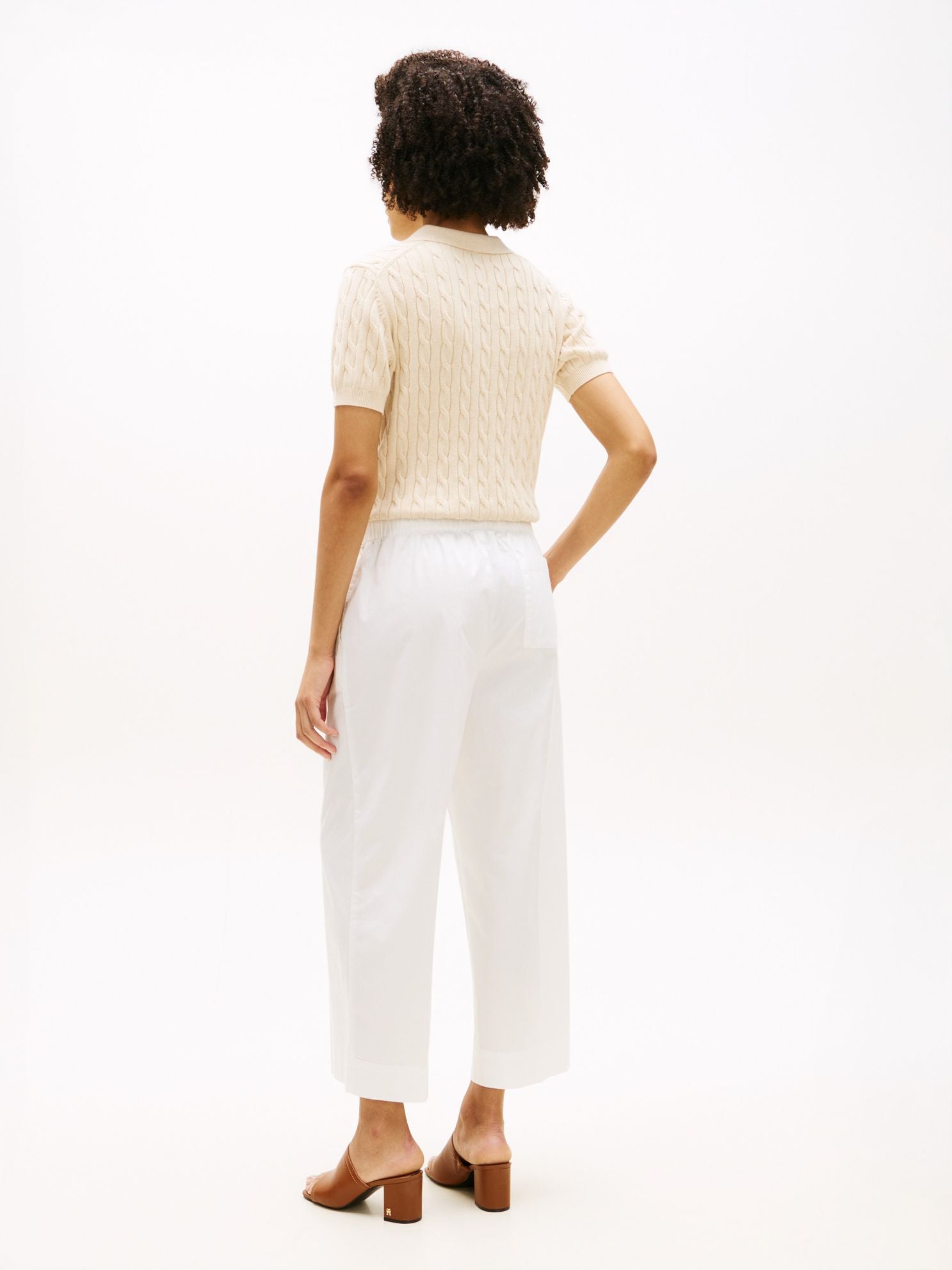 Tommy Hilfiger Pull-On Wide-Leg Ankle Pant