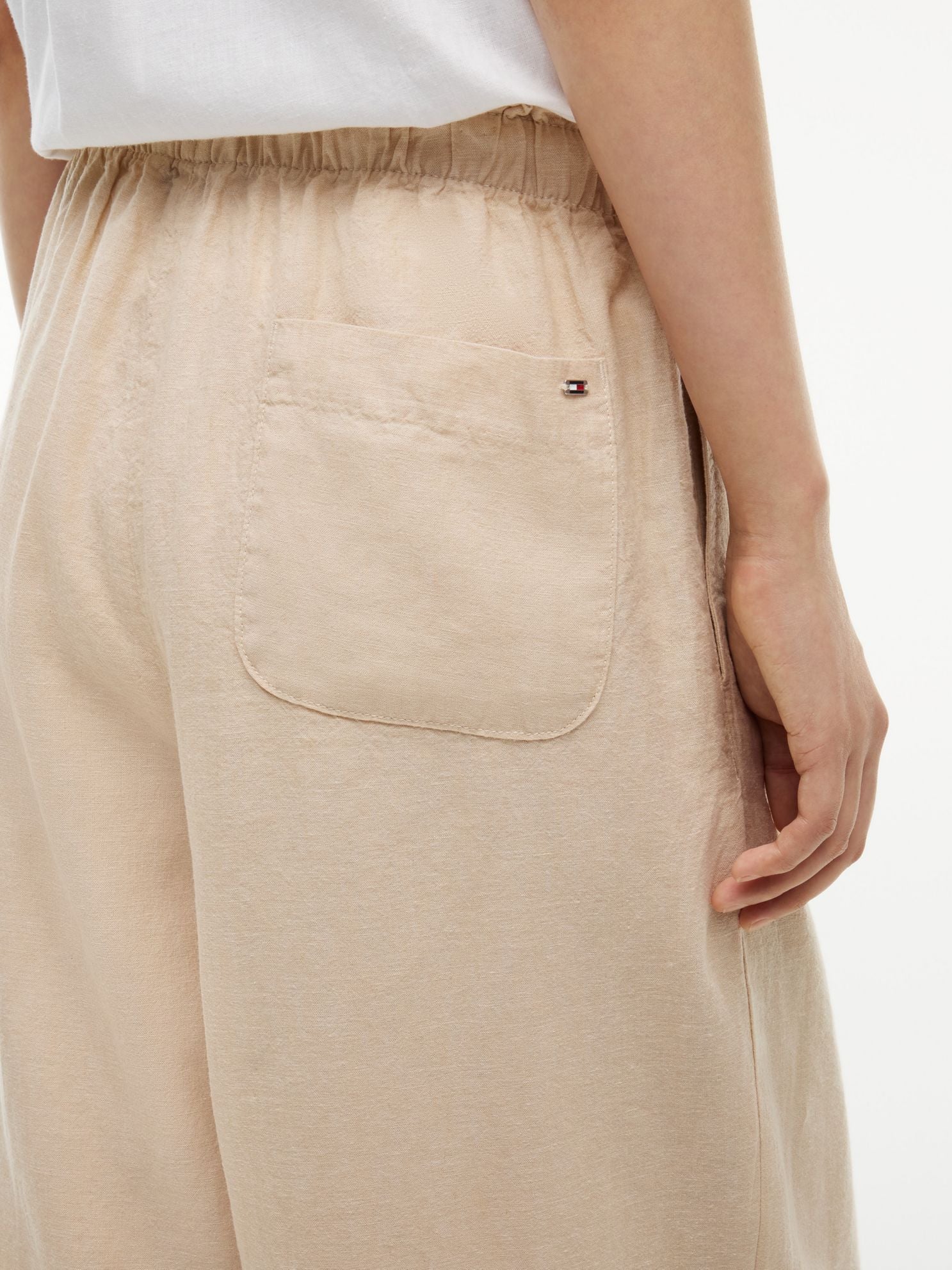Tommy Hilfiger Lightweight Linen-Blend Pull-On Pant