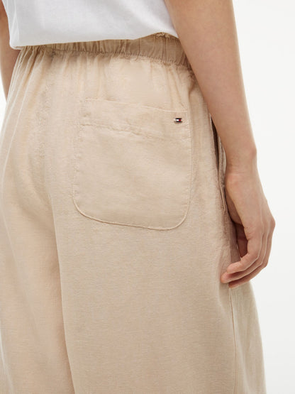 Tommy Hilfiger Lightweight Linen-Blend Pull-On Pant