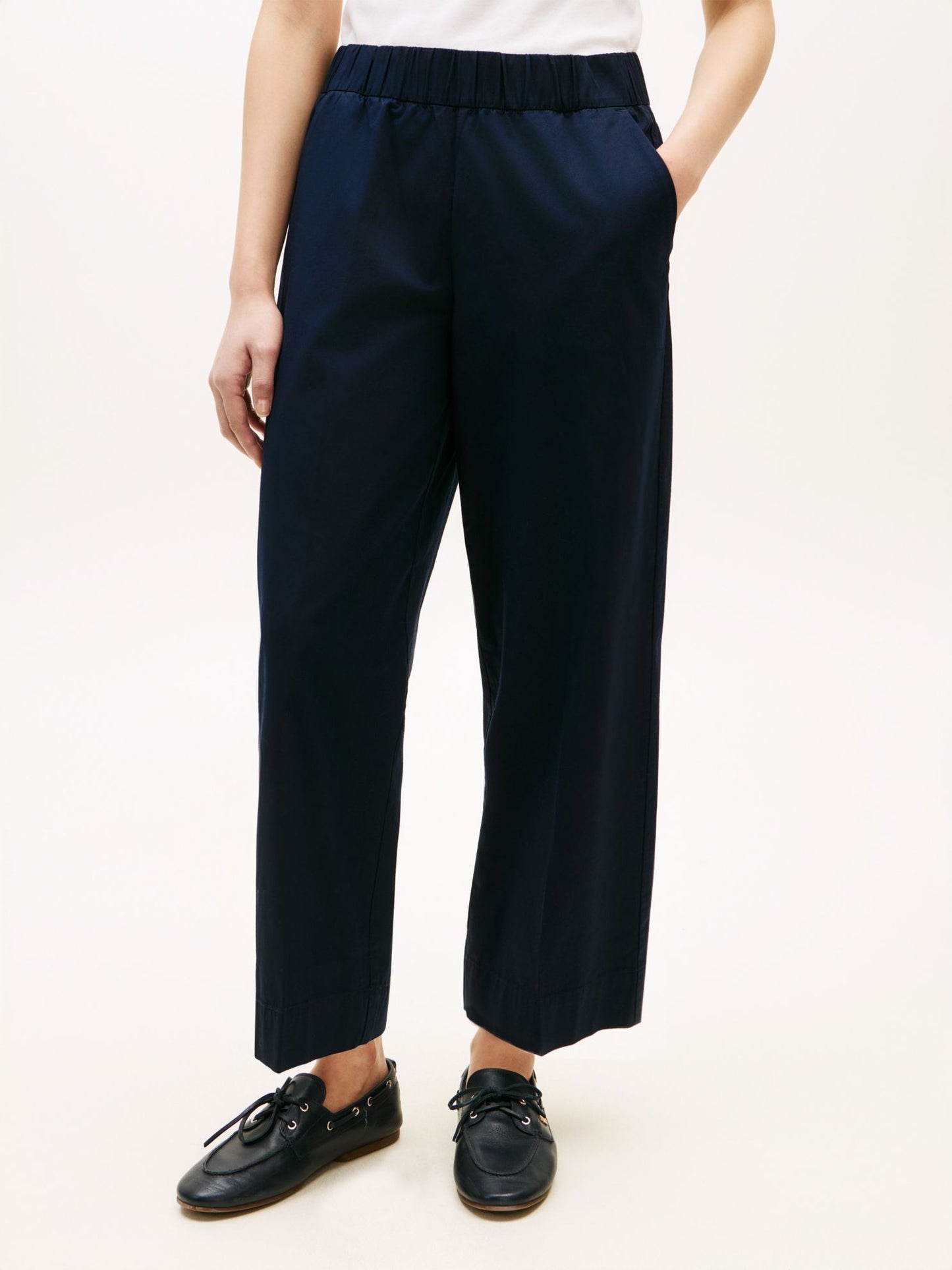 Tommy Hilfiger Pull-On Wide-Leg Ankle Pant