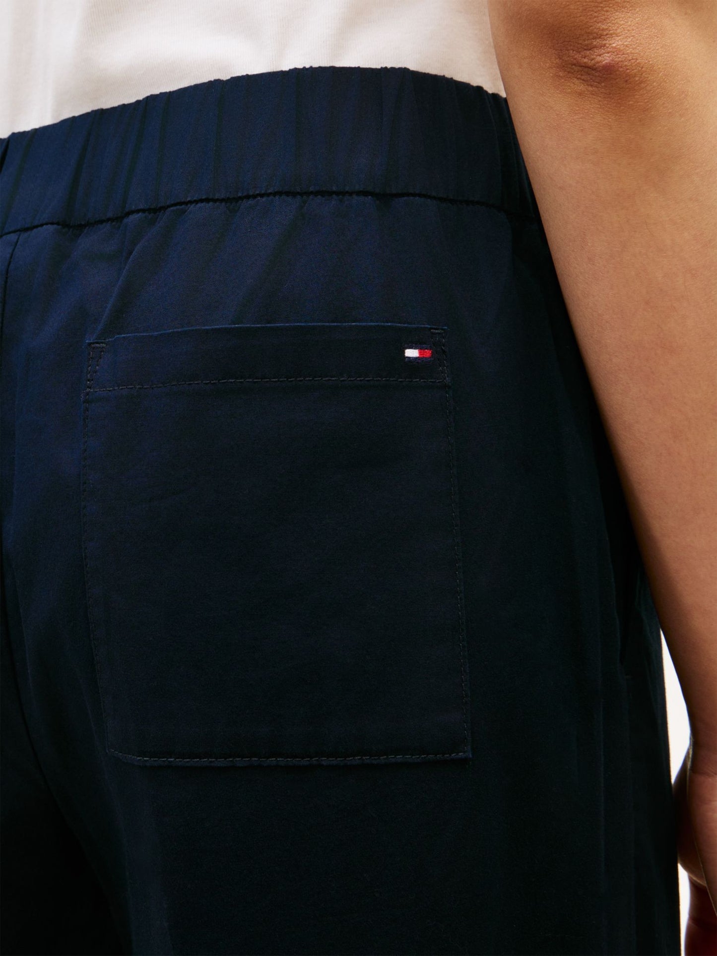 Tommy Hilfiger Pull-On Wide-Leg Ankle Pant