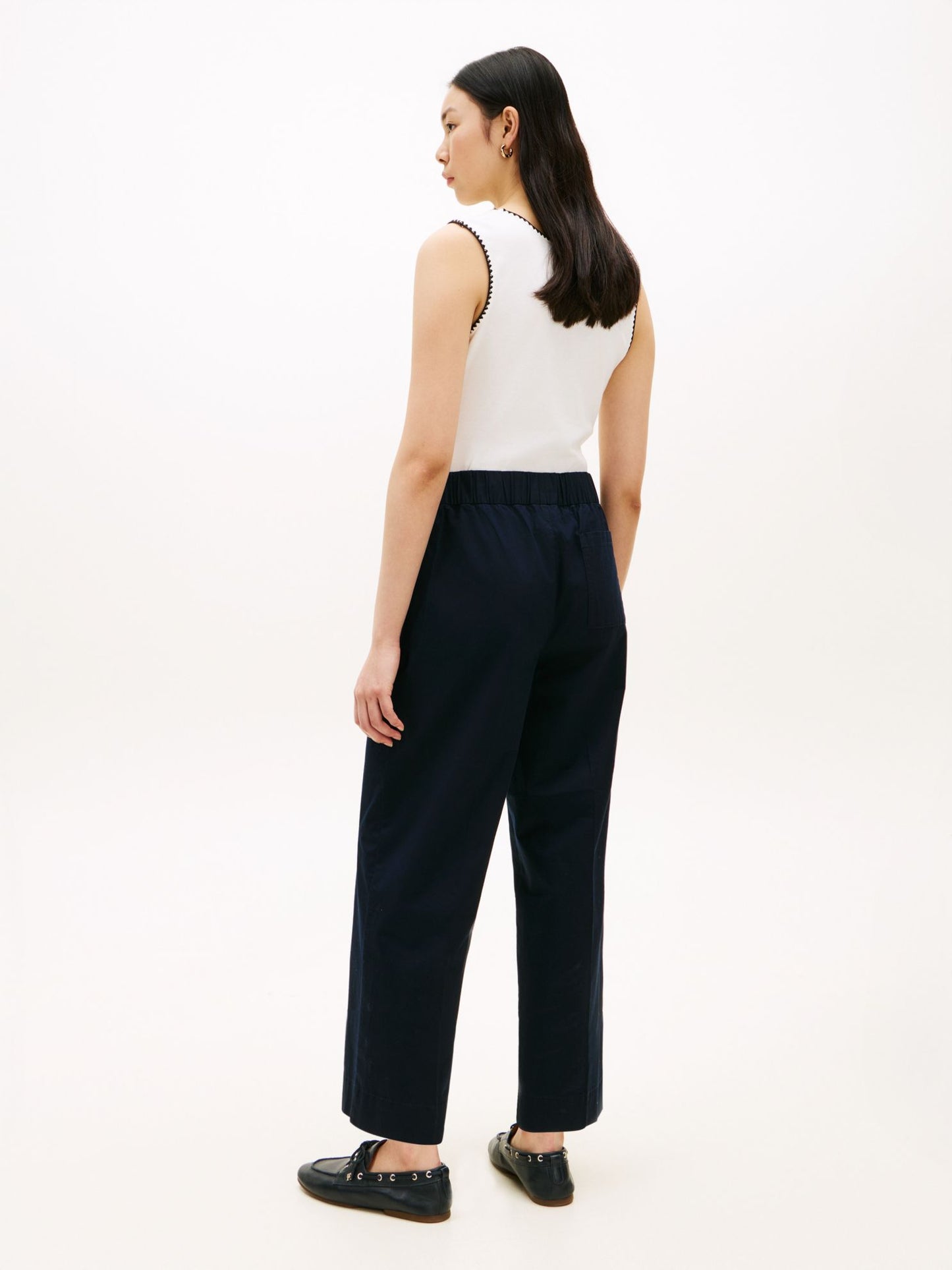 Tommy Hilfiger Pull-On Wide-Leg Ankle Pant
