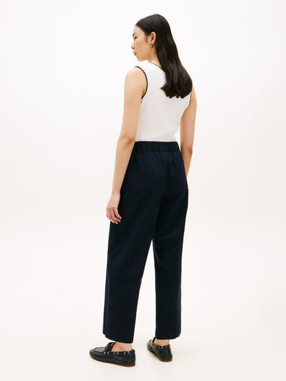 Tommy Hilfiger Pull-On Wide-Leg Ankle Pant
