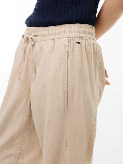 Tommy Hilfiger Linen-Cotton Blend Pull-On Pant