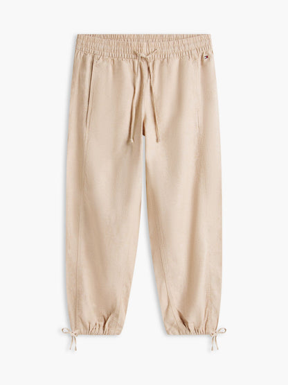 Tommy Hilfiger Linen-Cotton Blend Pull-On Pant