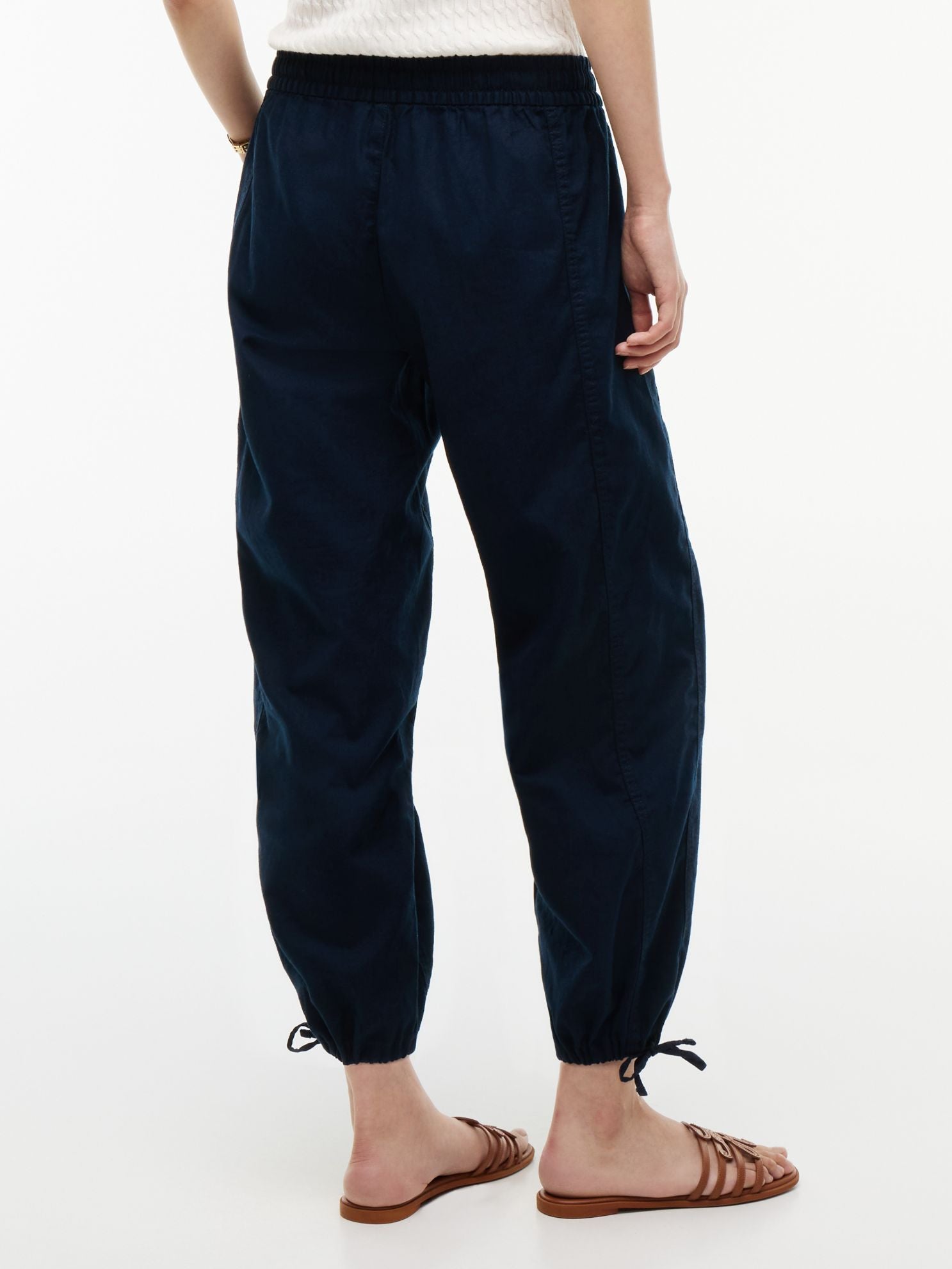 Tommy Hilfiger Linen-Cotton Blend Pull-On Pant
