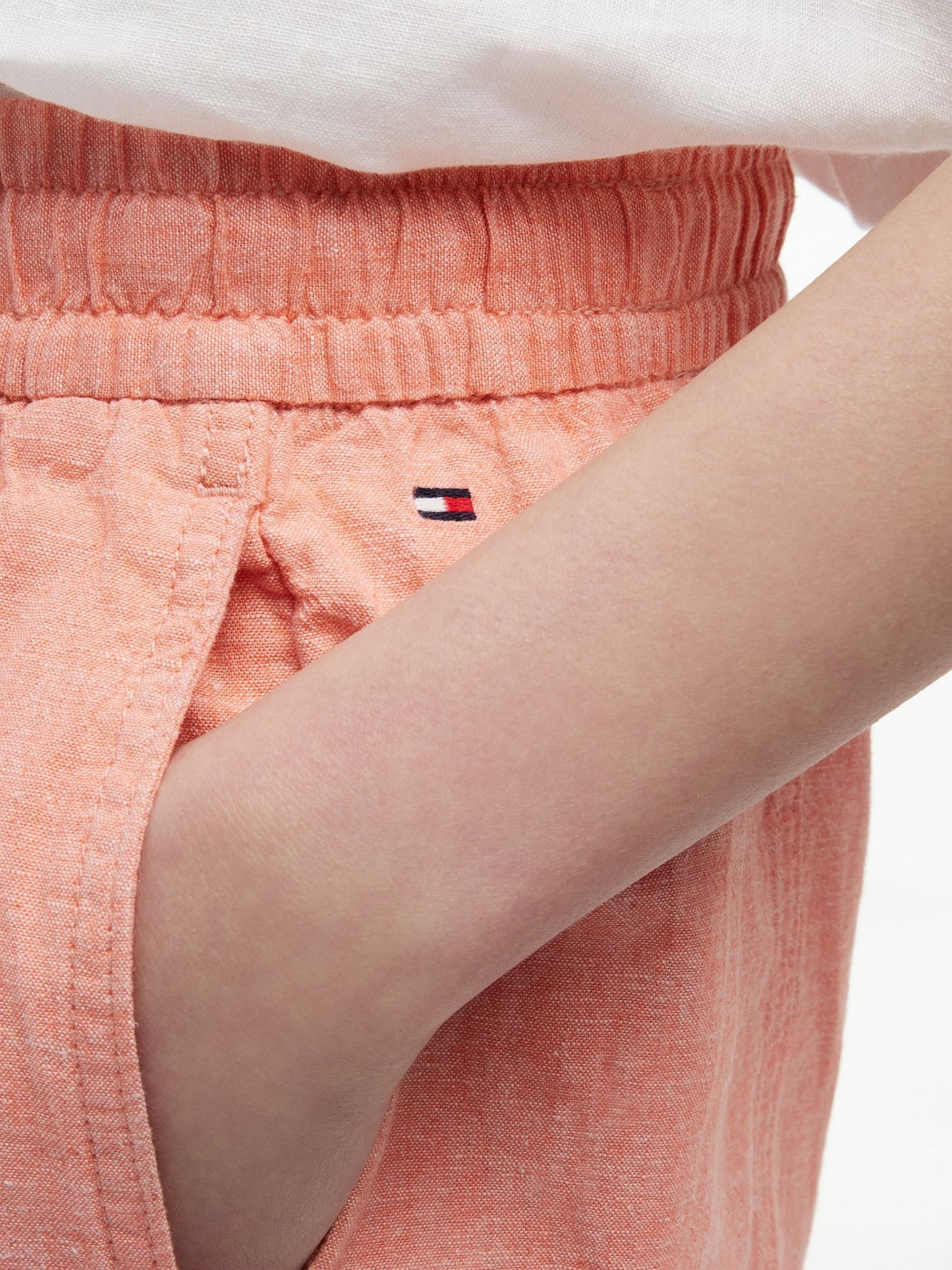 Tommy Hilfiger Linen-Cotton Blend Pull-On Pant