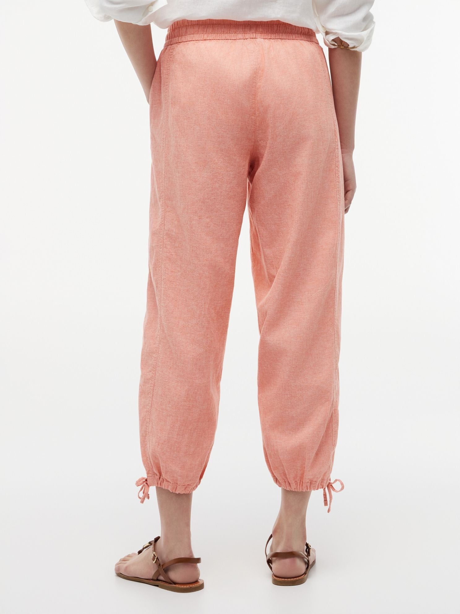 Tommy Hilfiger Linen-Cotton Blend Pull-On Pant