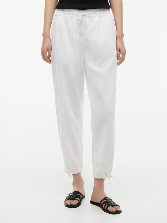 Tommy Hilfiger Linen-Cotton Blend Pull-On Pant