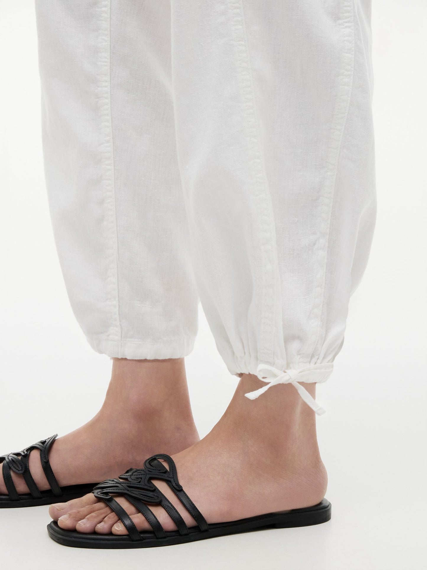 Tommy Hilfiger Linen-Cotton Blend Pull-On Pant