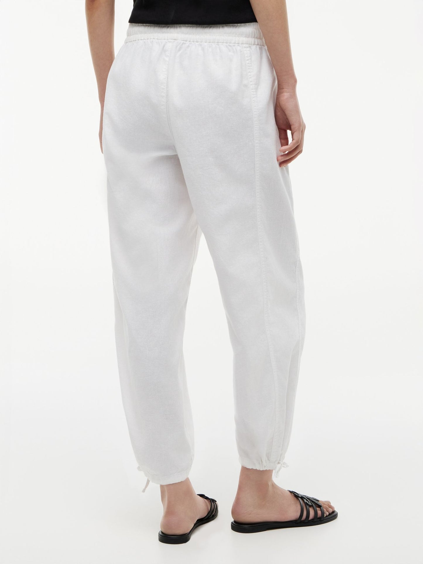 Tommy Hilfiger Linen-Cotton Blend Pull-On Pant