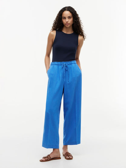 Tommy Hilfiger Lightweight Linen-Blend Pull-On Pant