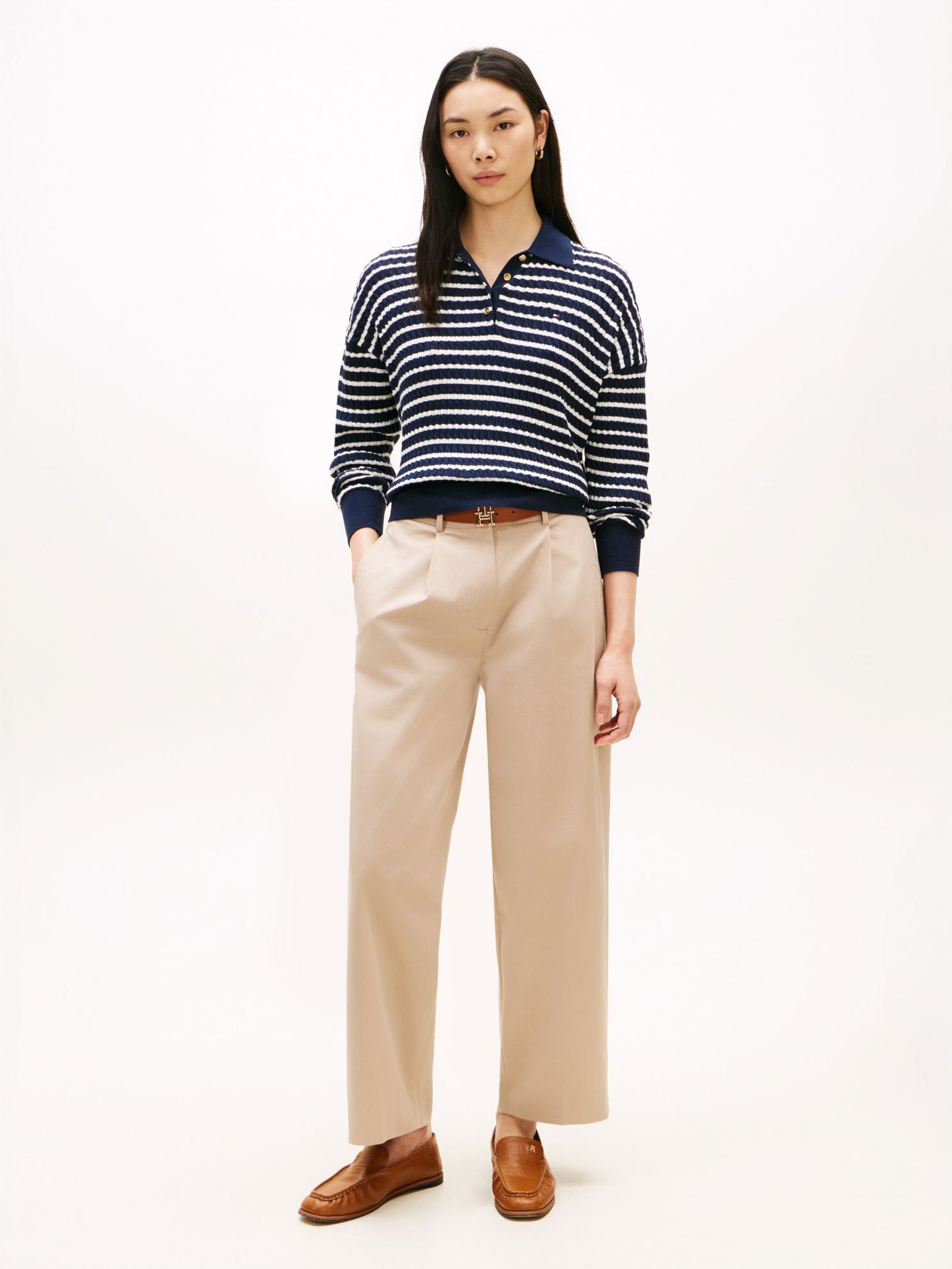 Tommy Hilfiger Pleated Twill Barrel Chino