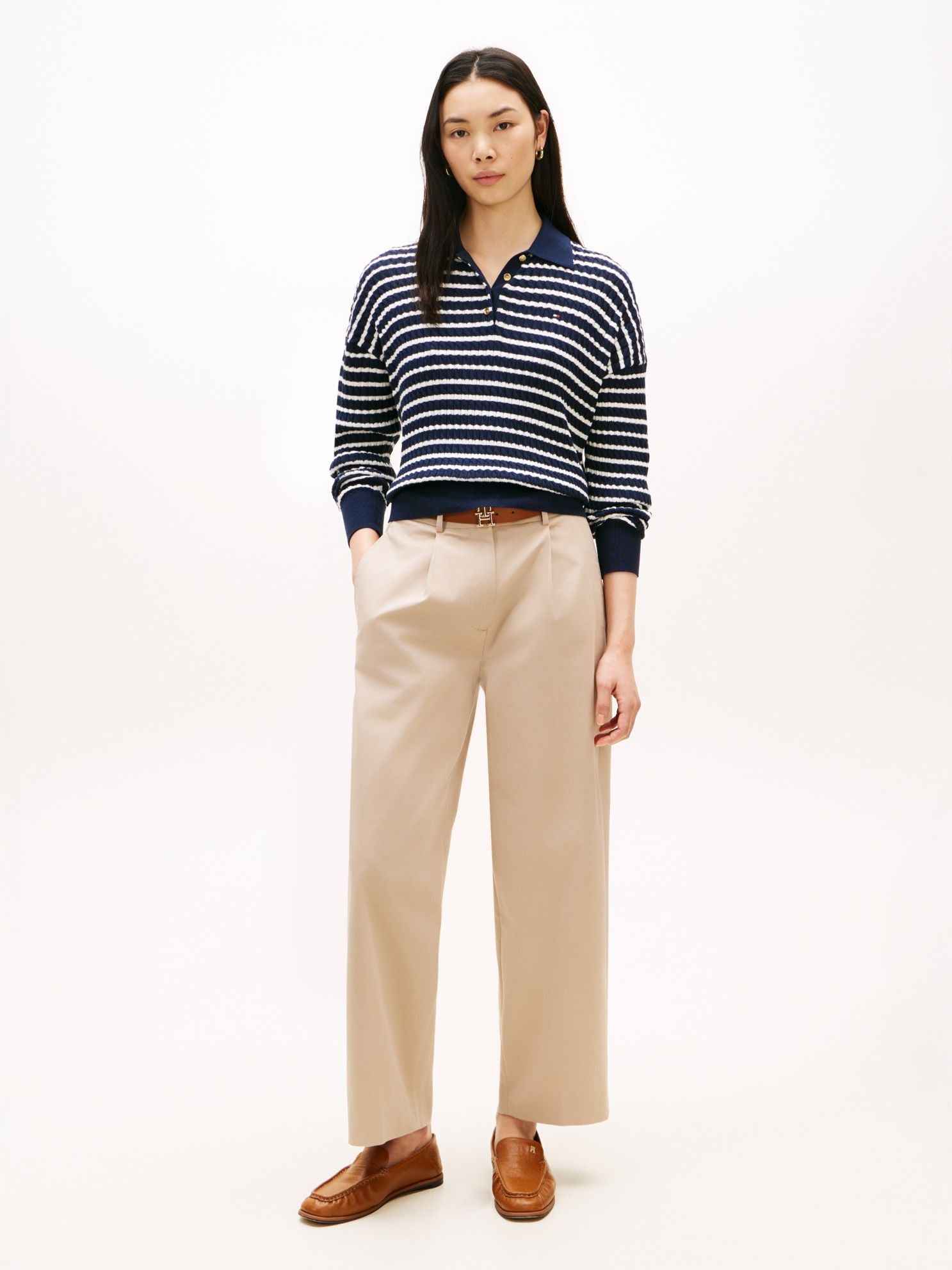 Tommy Hilfiger Pleated Twill Barrel Chino