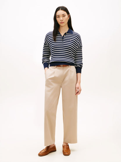 Tommy Hilfiger Pleated Twill Barrel Chino