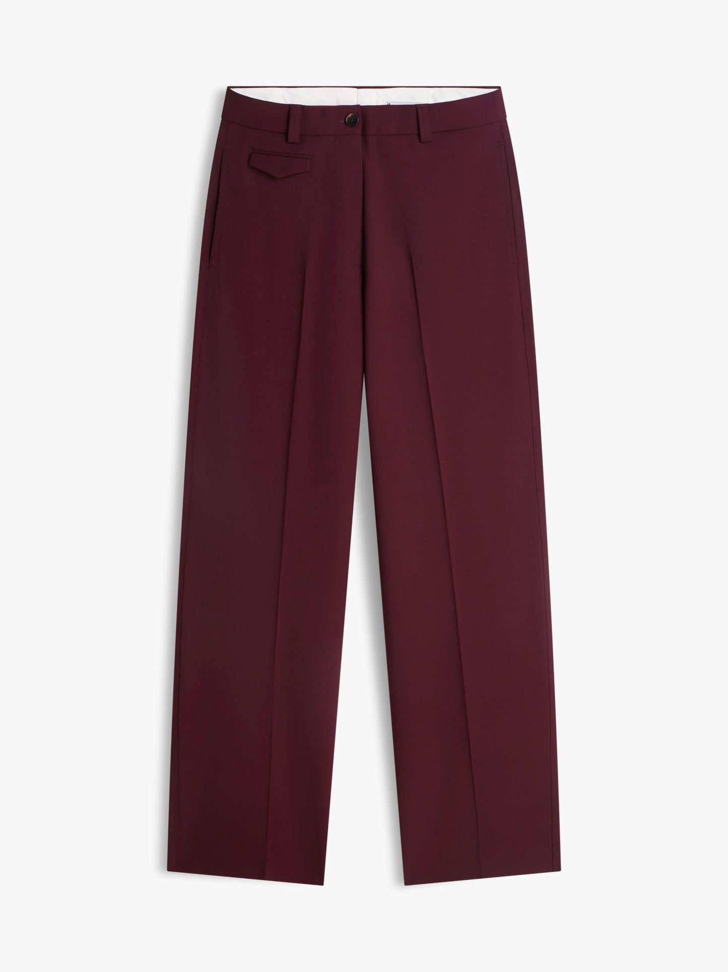 Tommy Hilfiger Wool-Blend Loose Straight Pant