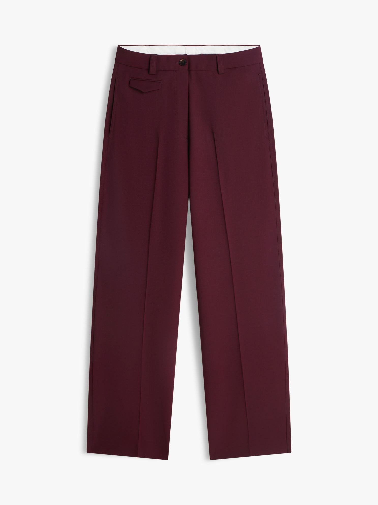 Tommy Hilfiger Wool-Blend Loose Straight Pant