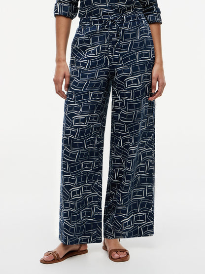 Tommy Hilfiger Relaxed Linen Pull-On Pant