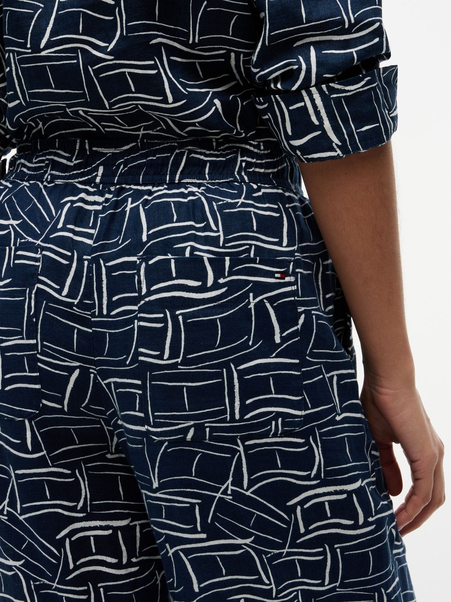 Tommy Hilfiger Relaxed Linen Pull-On Pant